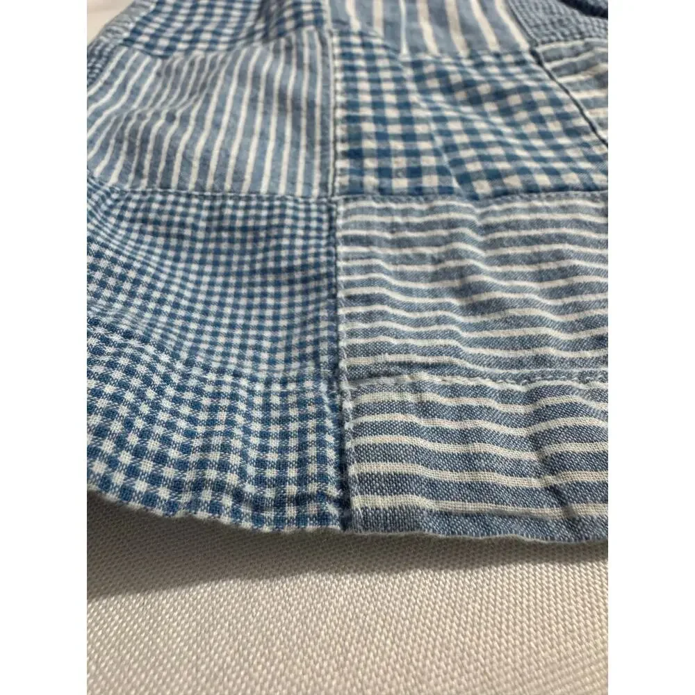 Vintage Siegfried Blue Shorts with Checker Sewn Patches - Men's Size 36